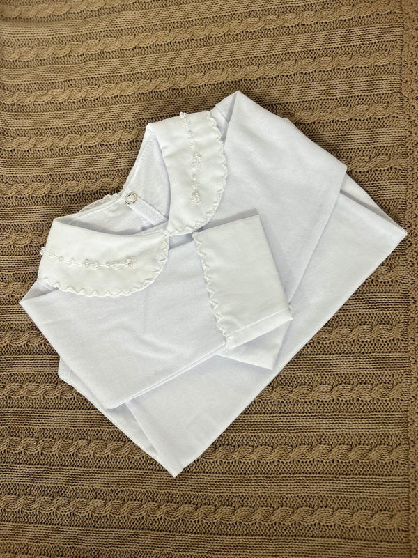Body de bebê modelo Maya, tamanho RN, Mimos Baby Tricot