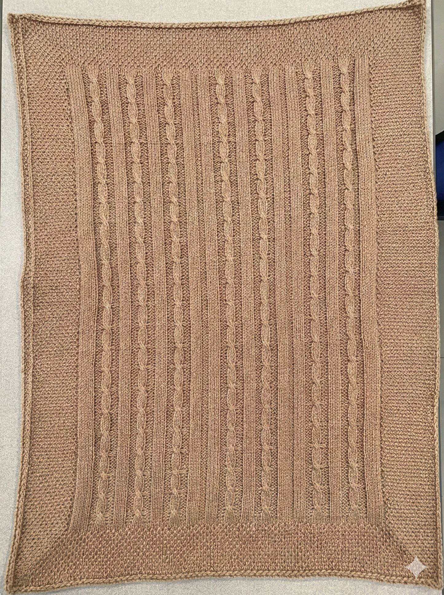 Manta de Bebê para Recém-Nascido em Tricot Acrílico – Linha Essencial