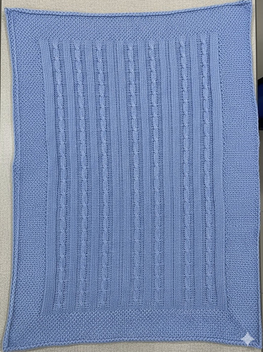 Manta de Bebê para Recém-Nascido em Tricot Acrílico – Linha Essencial