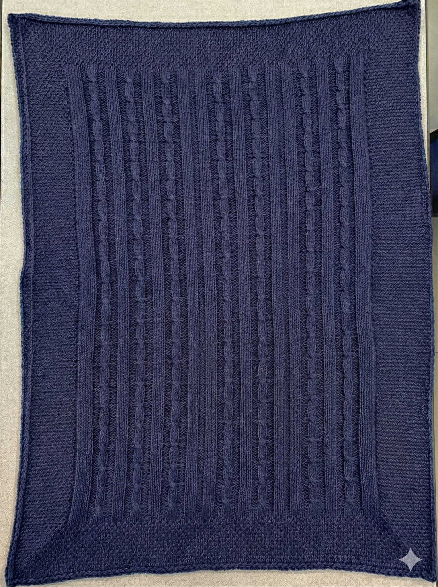 Manta de Bebê para Recém-Nascido em Tricot Acrílico – Linha Essencial
